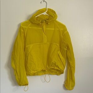 Outdoor Voices Bright Yellow Hooded Jacket
